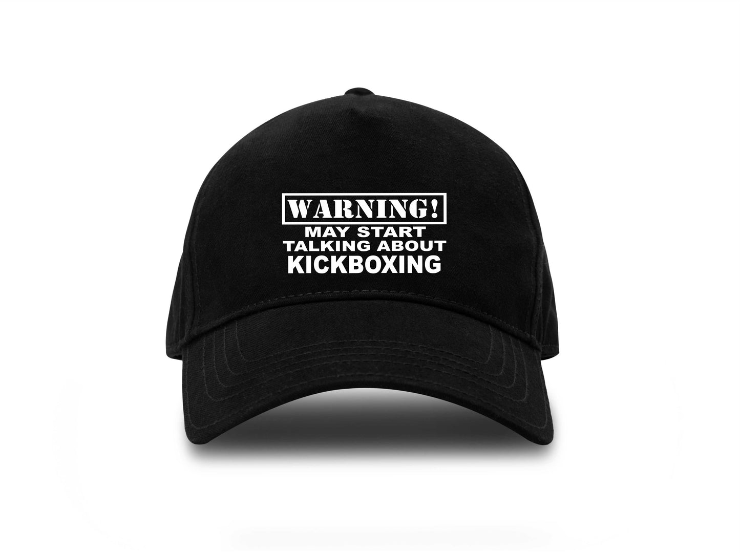 Warning May Talk About Kickboxing Baseball Cap Martial Arts Gift Men & Ladies