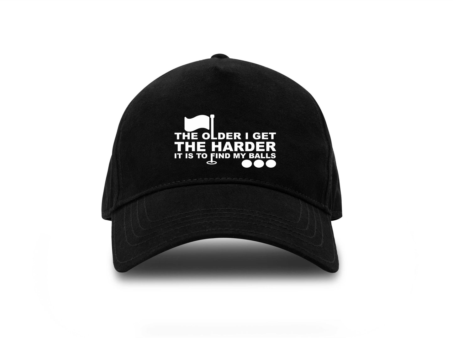 Older I Get Harder To Find Balls Baseball Cap Golfers Gift For Men