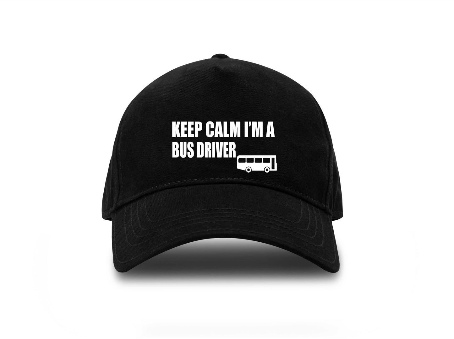 Keep Calm I'm Bus Driver Baseball Cap Funny Birthday Gift For Men & Ladies