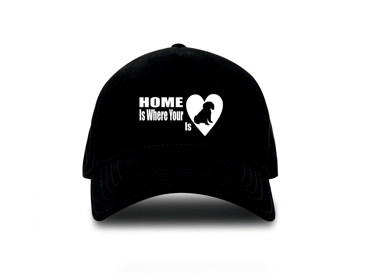 Home Is Where Cavapoo Is Baseball Cap Dog Lovers Gift For Men & Ladies