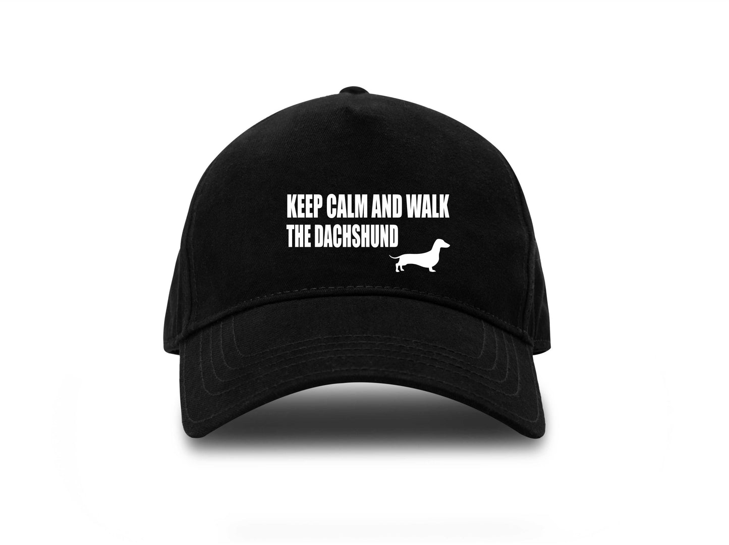 Keep Calm & Walk Dachshund Baseball Cap Dog Lovers Gift For Men & Ladies