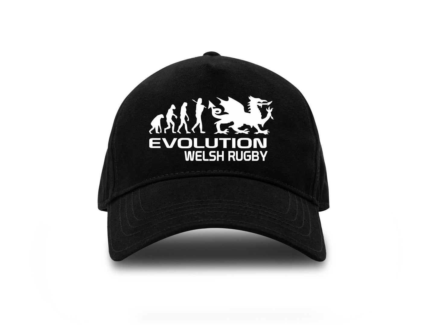 Evolution Of Welsh Rugby Baseball Cap Birthday Gift Wales Unisex Cap