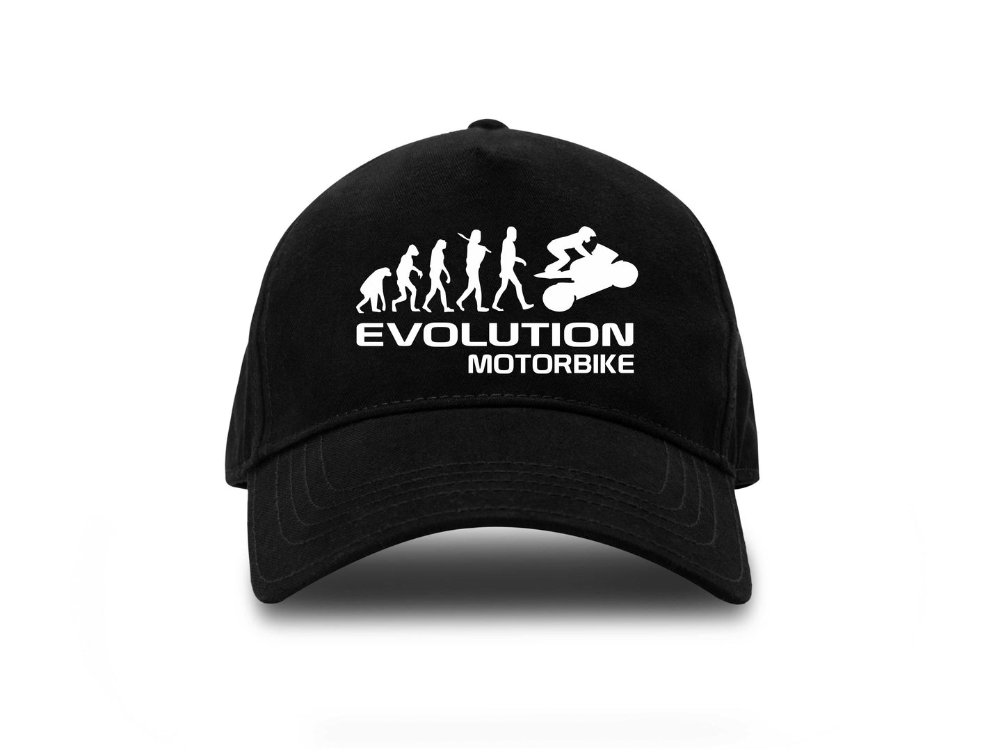 Evolution Of A Motorbike Baseball Cap Bikers Birthday Gift Unisex