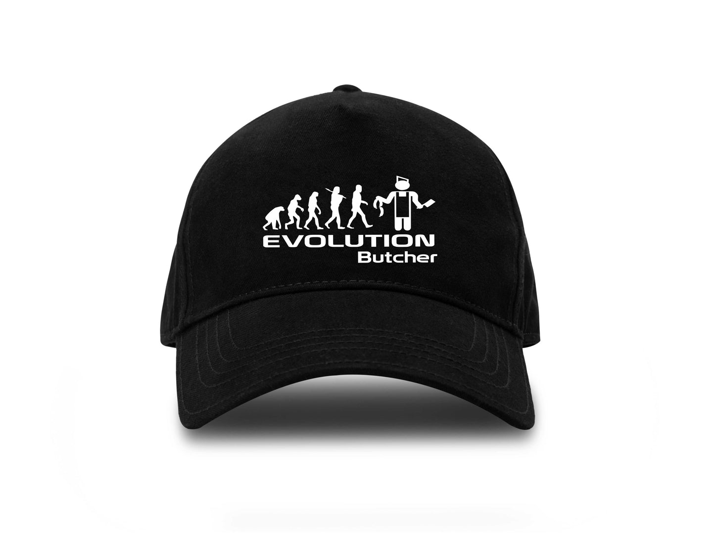 Evolution Of A Butcher Baseball Cap Funny Birthday Gift For Men & Women