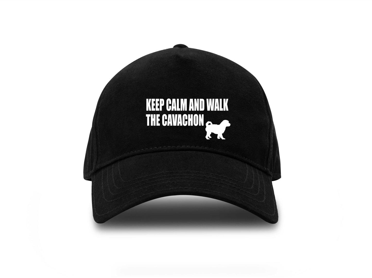 Keep Calm Walk The Cavachon Baseball Cap Dog Lovers Gift For Men & Ladies