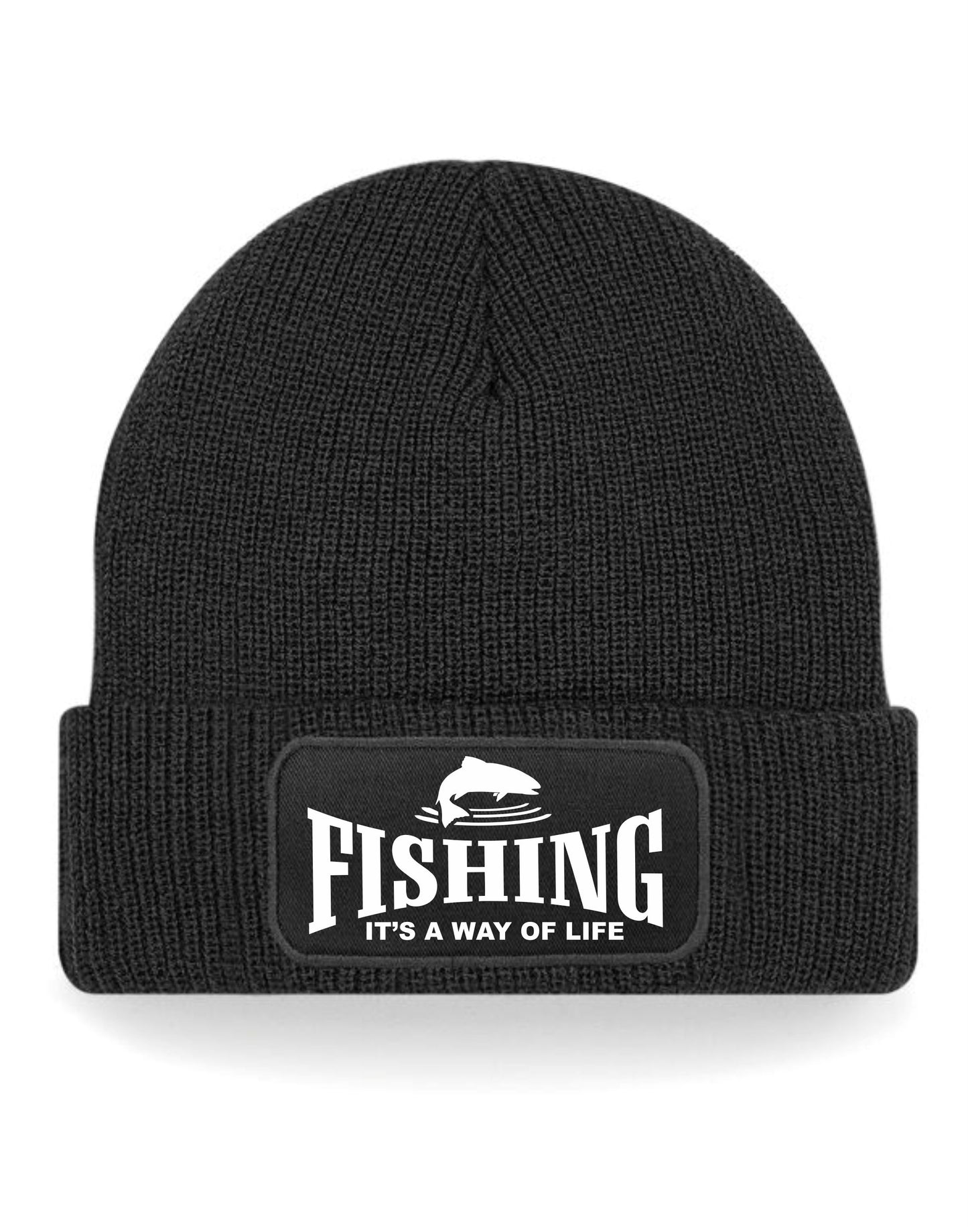 Fishing It's A Way Of Life Beanie Hat Fishermans Anglers Gift For Men