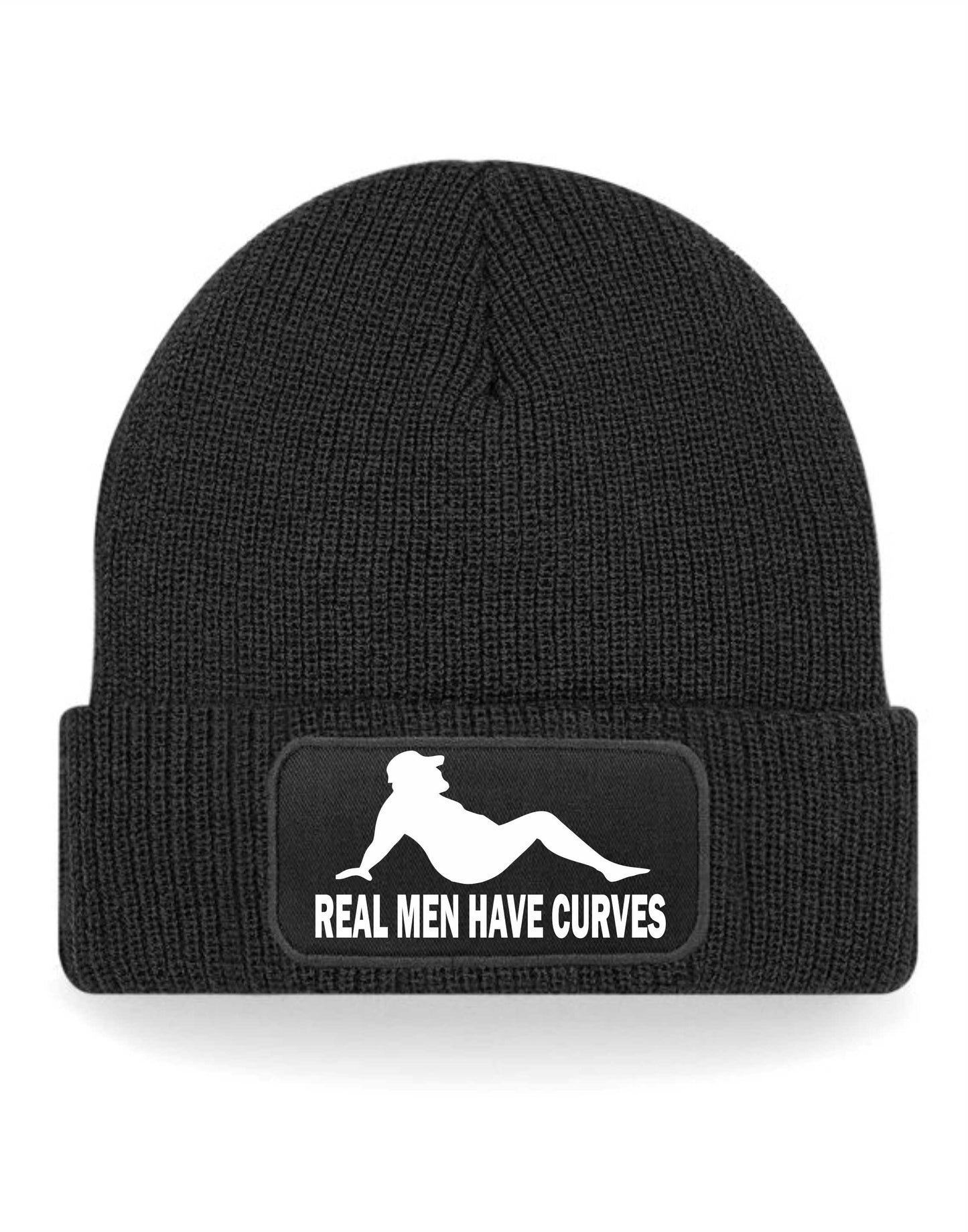 Real Men Have Curves Beanie Hat Funny Birthday Gift For Men