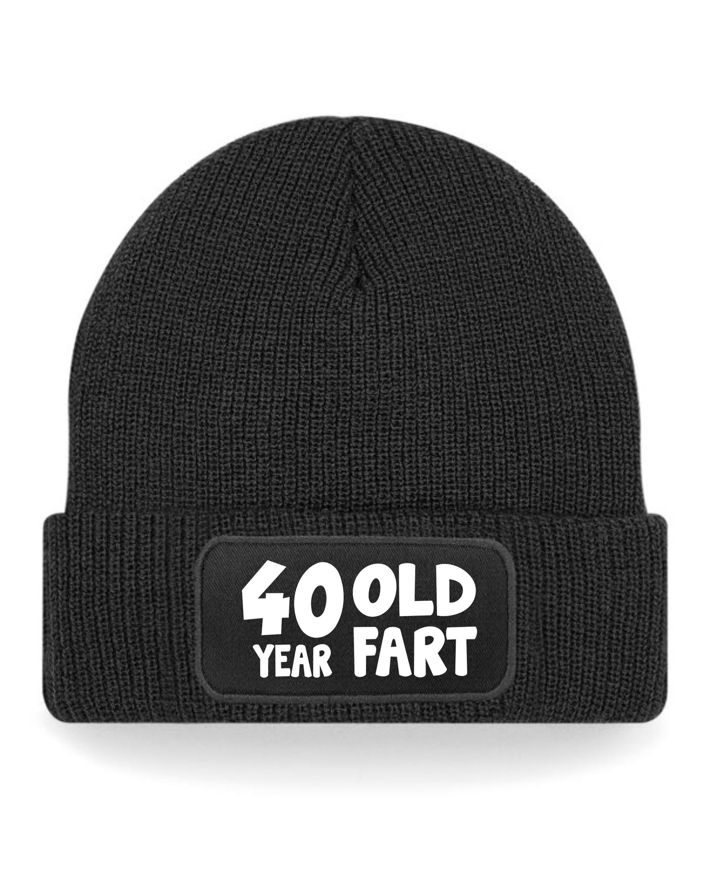 40 Year Old Fart Beanie Hat 40th Birthday Gift For Men & Ladies