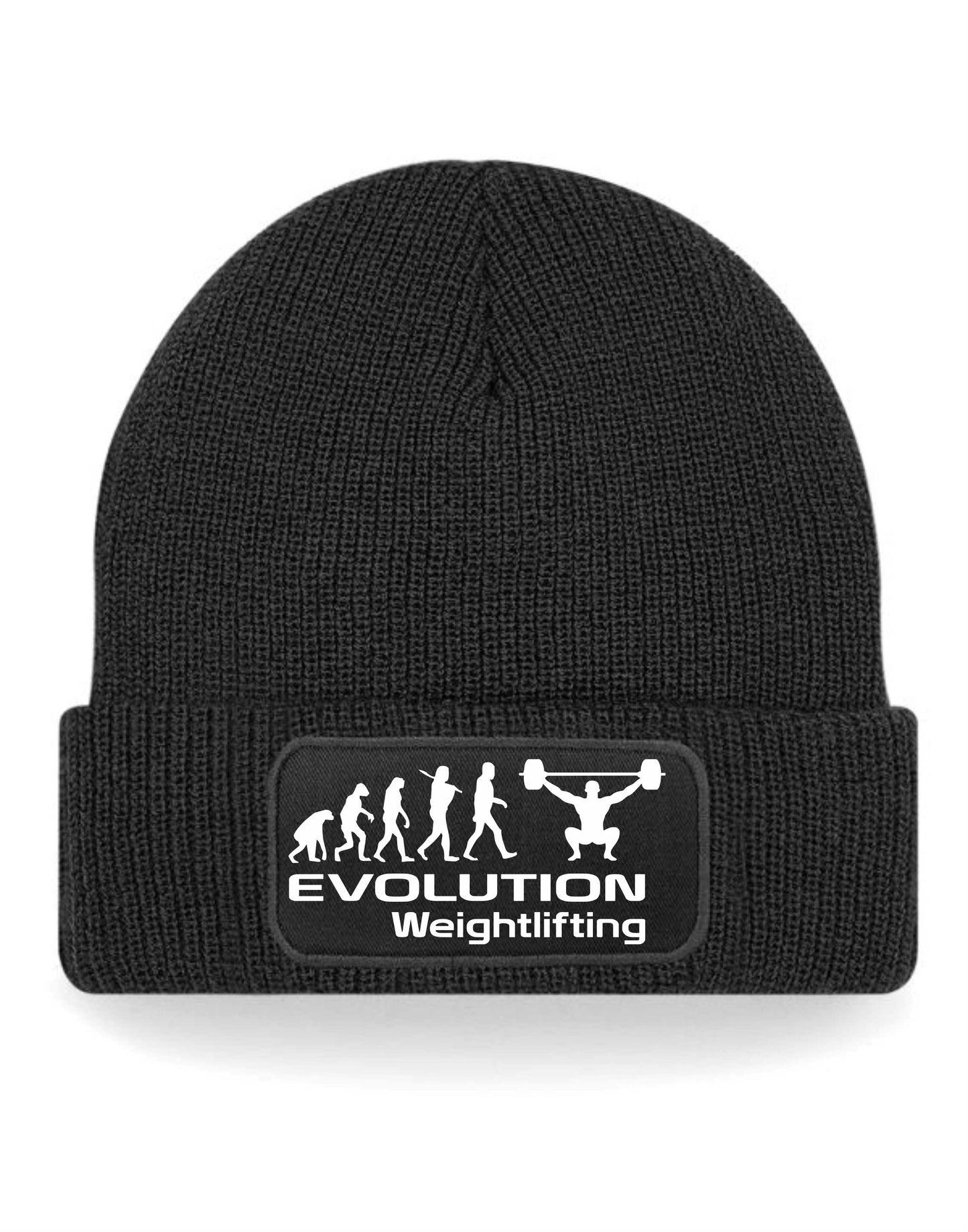 Evolution Of  Weightligting Beanie Hat Sport Birthday Gift For Men & Ladies