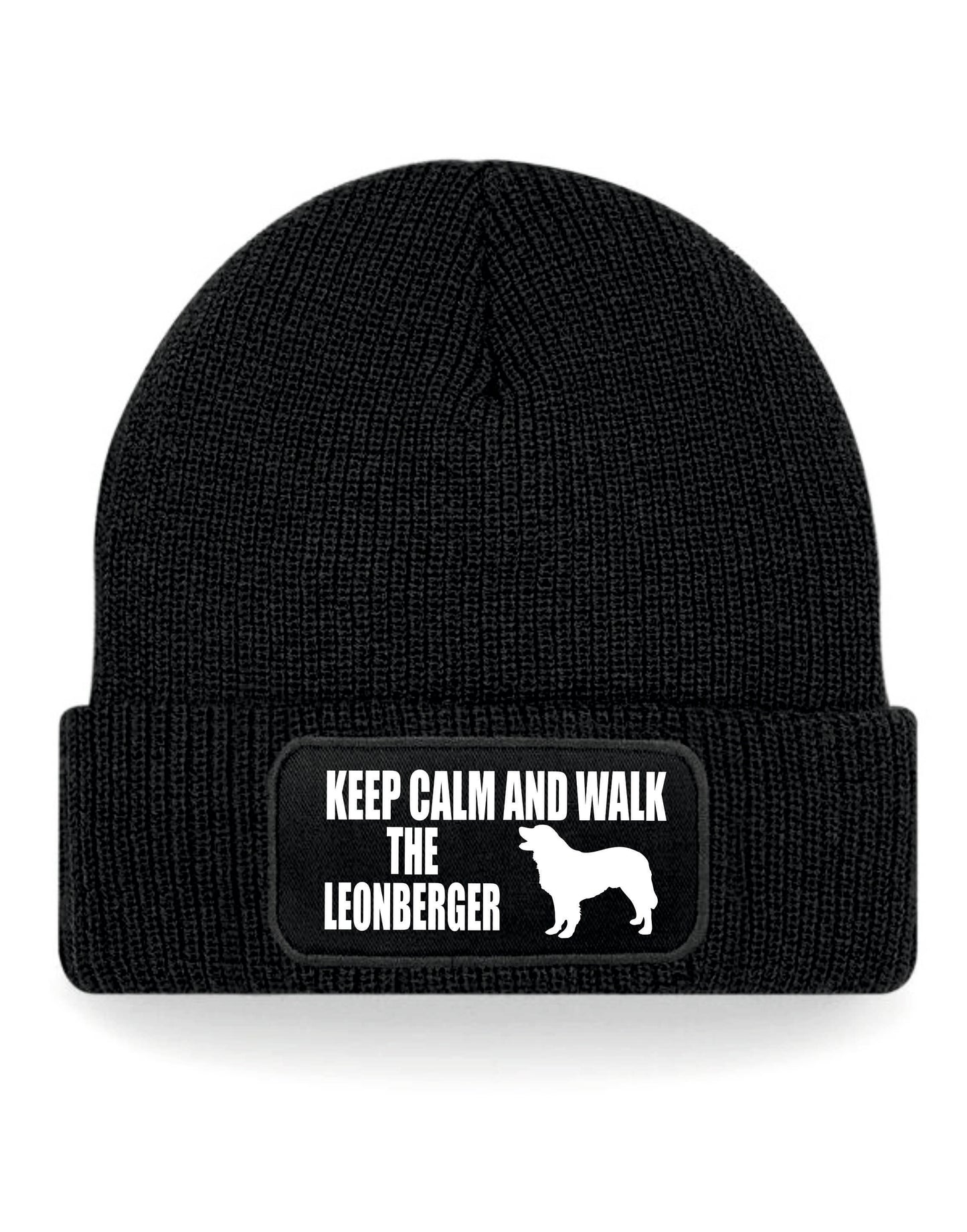 Keep Calm & Walk Leonberger Beanie Hat Dog Lovers Gift Great For Men & Ladies