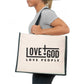 Love God Tote Bag Church Religion Gift Ladies Canvas Shopper