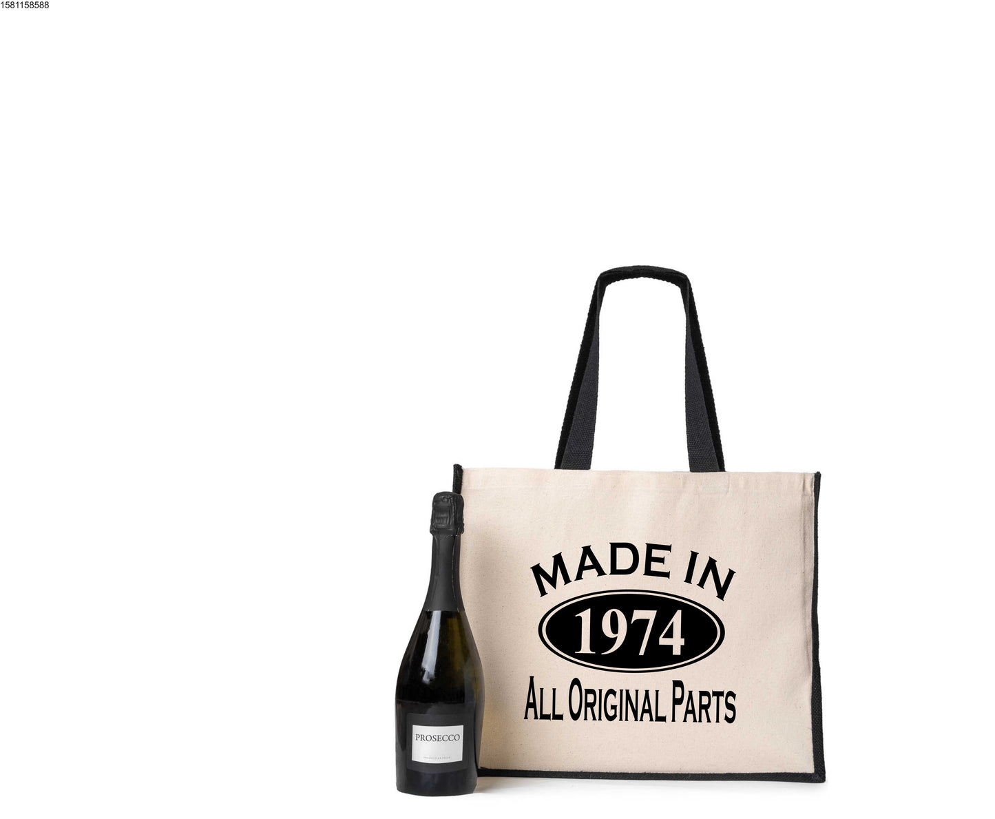 Made In 1974 Tote Bag 50th Birthday Gift Age 50 Ladies Canvas Shopper