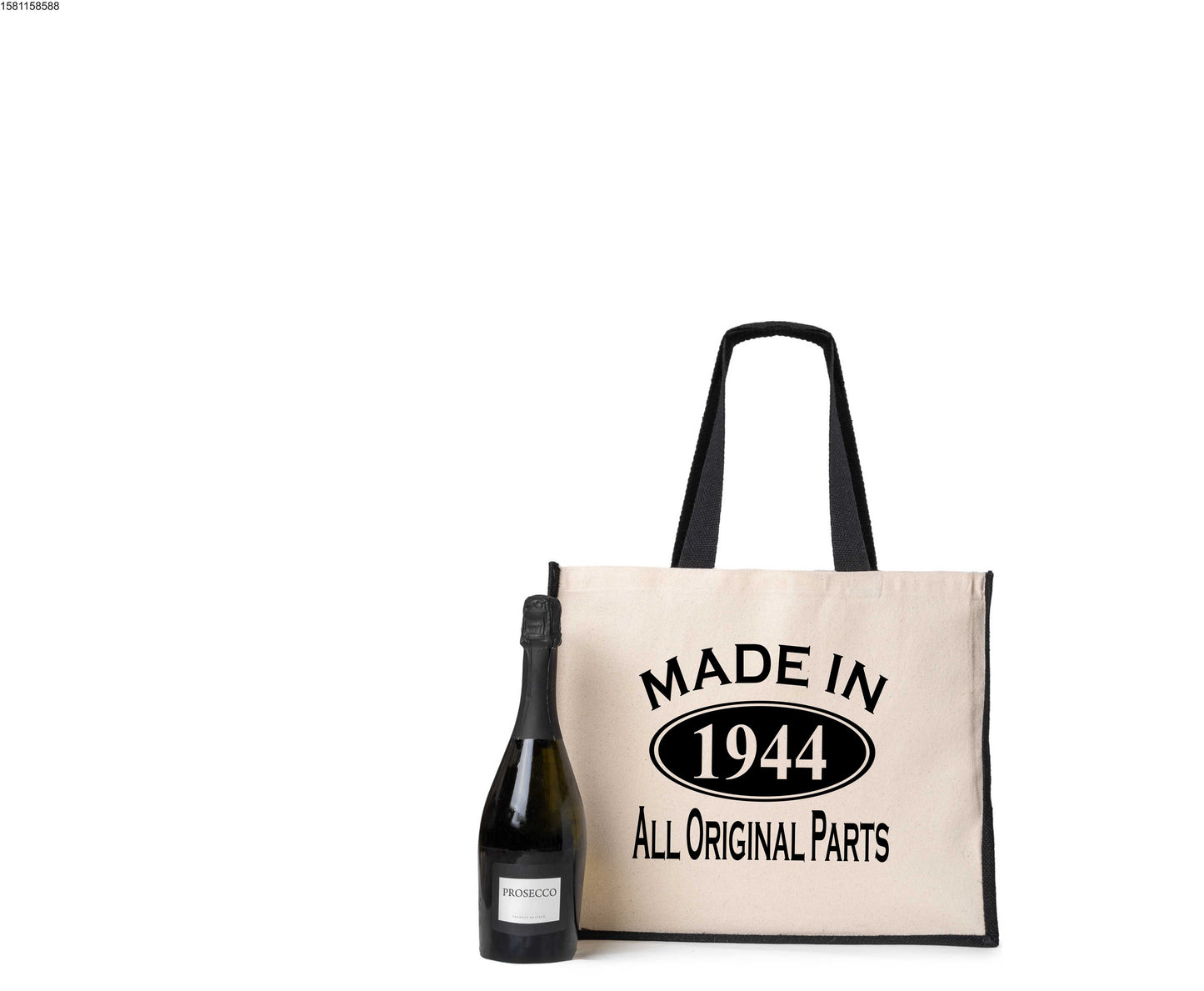 Made In 1944 Tote Bag 80th Birthday Gift Age 80 Ladies Canvas Shopper