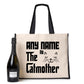 Personalised The Cat Mother Tote Bag Any Name Cat lover Ladies Canvas Shopper