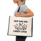 Personalised Garden Centre Tote Bag Company  Business Name Ladies Canvas Shopper