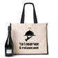 Personalised Restaurant Tote Bag Business Company Name Ladies Canvas Shopper