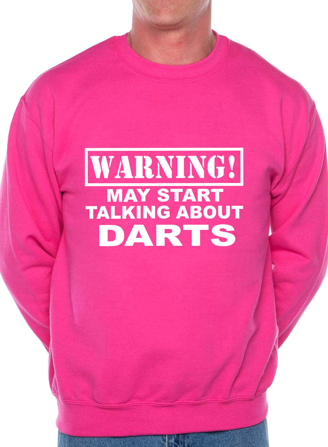 Warning May Talk About Darts Sweatshirt