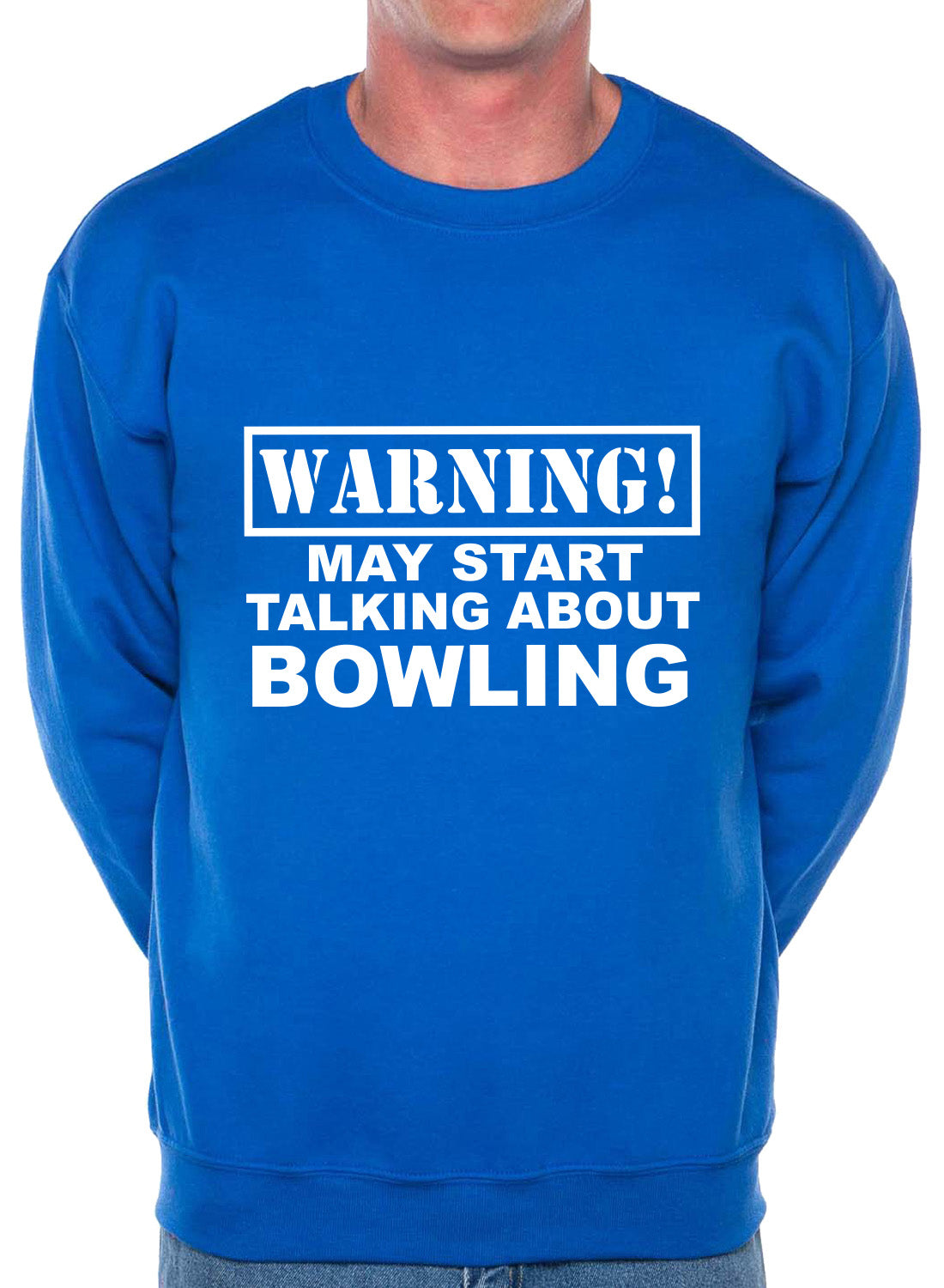 Warning May Talk About Bowling Crown Green Sweatshirt