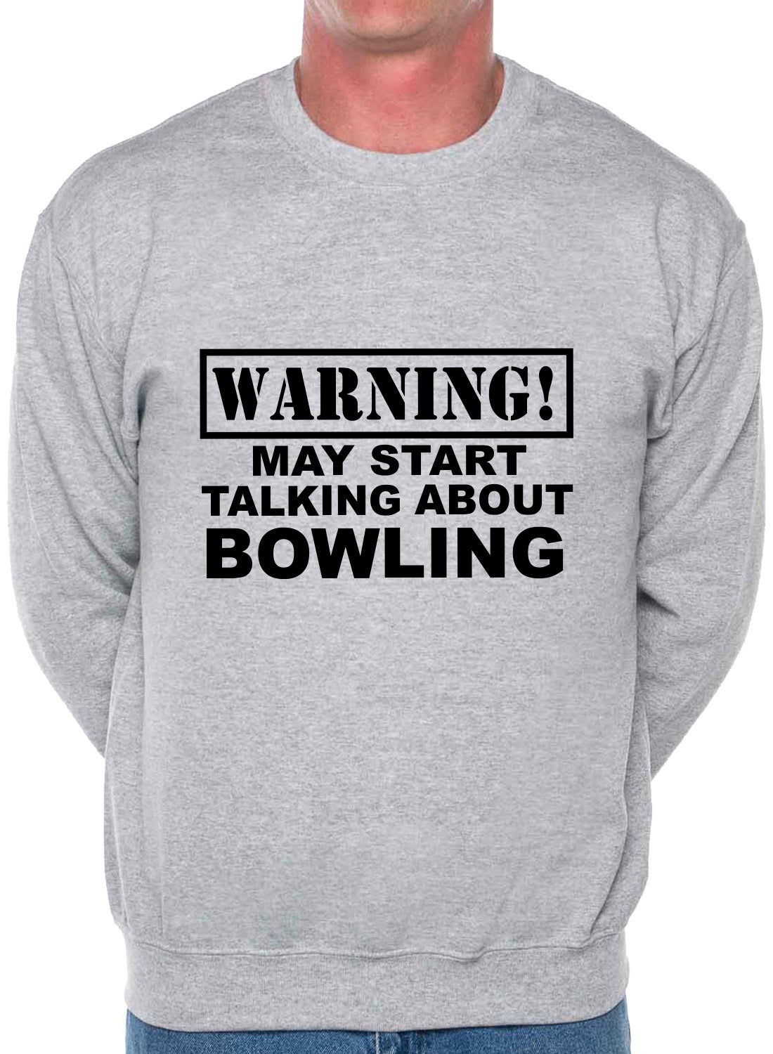 Warning May Talk About Bowling Crown Green Sweatshirt