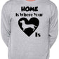 Home Is Where The Daschund Is Dog Lover Unisex Sweatshirt