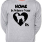 Home Is Where Labradoodle Is Dog Lover Unisex Sweatshirt