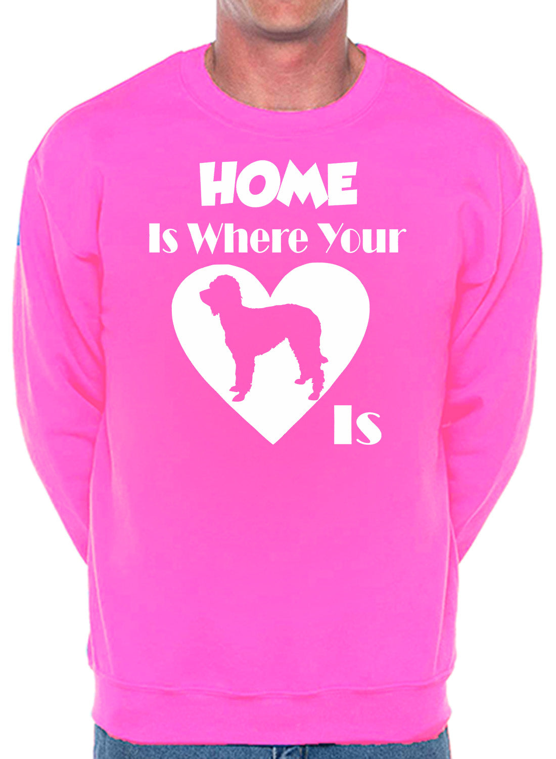 Home Is Where Labradoodle Is Dog Lover Unisex Sweatshirt