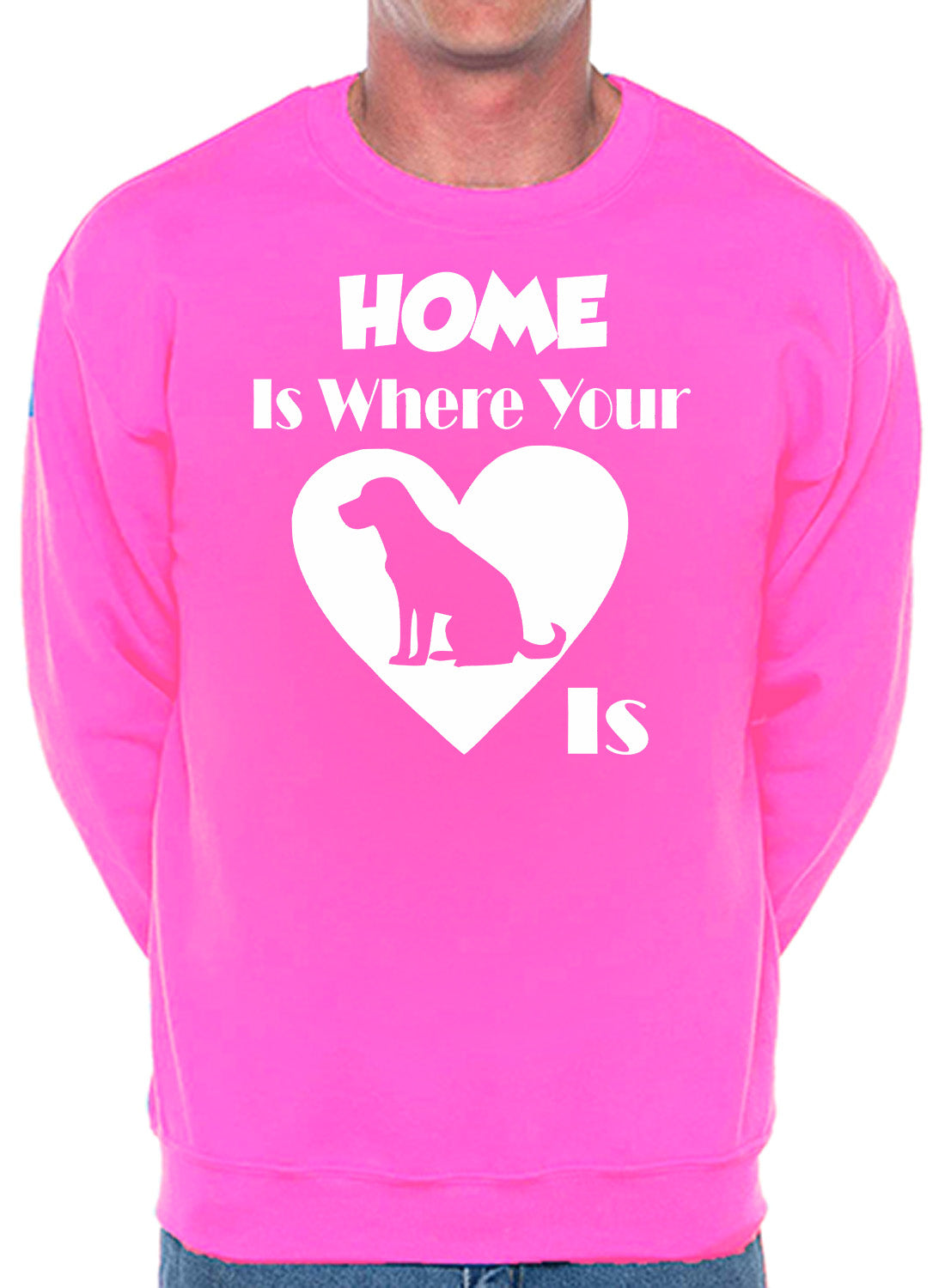 Home Is Where The Labrador Is Dog Lover Unisex Sweatshirt