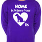 Home Is Where The Labrador Is Dog Lover Unisex Sweatshirt