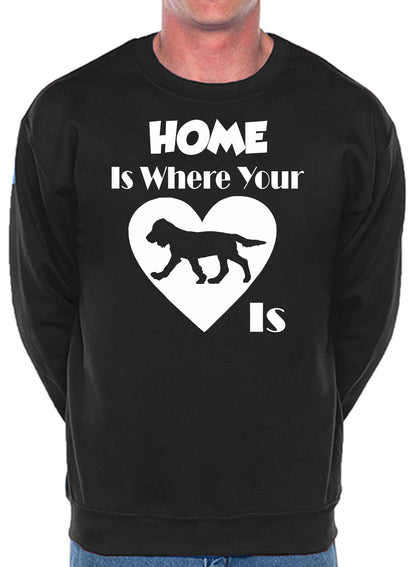 Home Is Where The Sprocker Is Dog Lover Unisex Sweatshirt