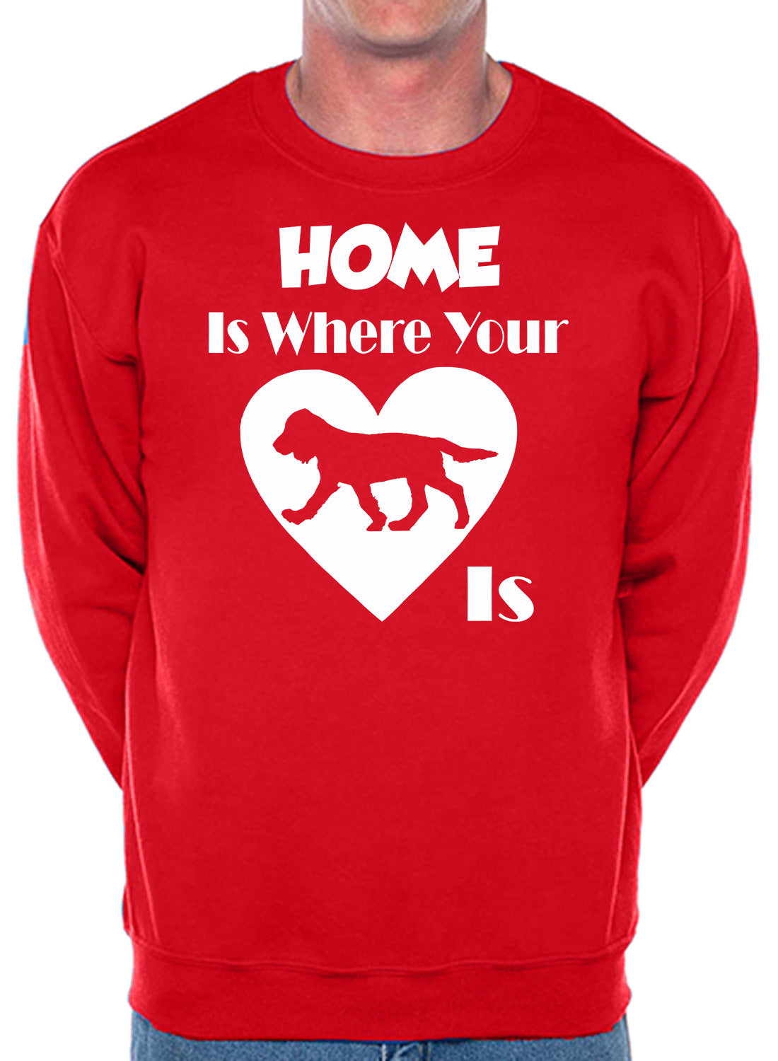 Home Is Where The Sprocker Is Dog Lover Unisex Sweatshirt