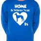 Home Is Where The Greyhound Is Dog Lover Unisex Sweatshirt