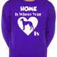 Home Is Where The Greyhound Is Dog Lover Unisex Sweatshirt