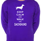 Keep Calm & Walk The Dachshund Dog Lover Unisex Sweatshirt