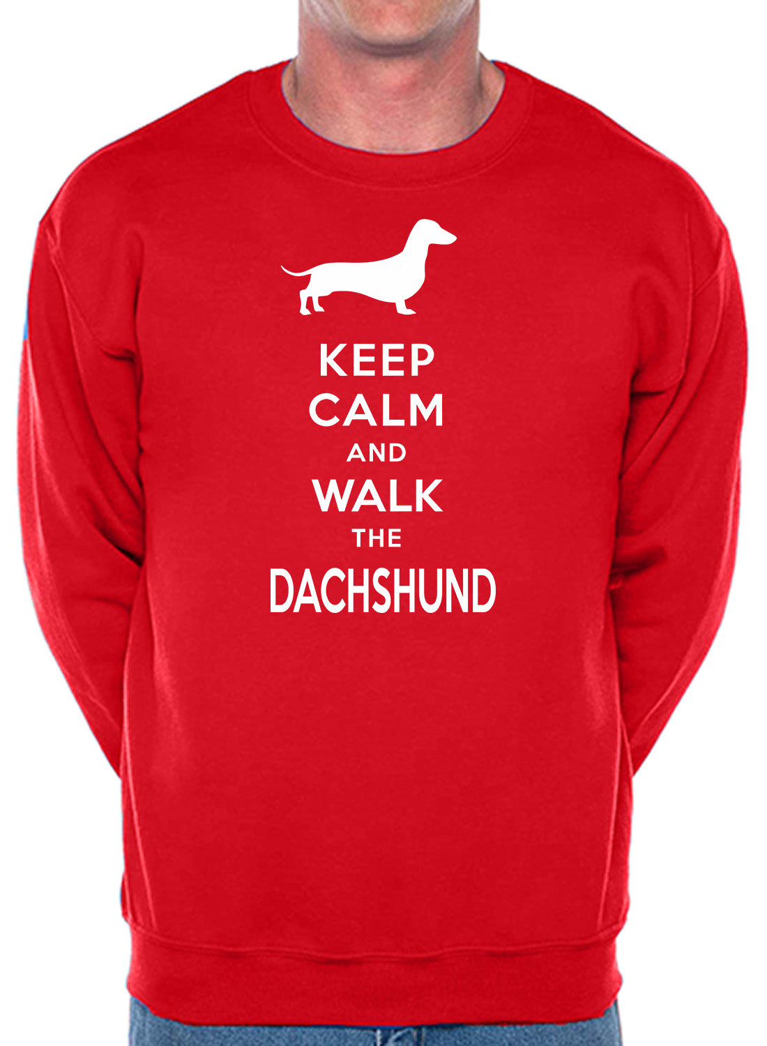 Keep Calm & Walk The Dachshund Dog Lover Unisex Sweatshirt