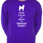 Keep Calm & Walk Siberian Husky Dog Lover Unisex Sweatshirt