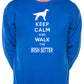 Keep Calm & Walk Irish Setter Dog Lover Sweatshirt