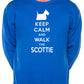 Keep Calm & Walk Scottish Terrier Dog Scottie Lover Sweatshirt