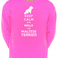 Keep Calm & Walk Maltese Terrier Dog Lover Sweatshirt