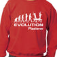 Evolution Of Kitesurfer Surfing Unisex Sweatshirt