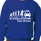 Evolution Of A Taxi Driver Job Work Unisex Sweatshirt Sizes S-XXL