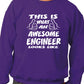 Evolution Of An Awesome Engineer Job Work Unisex Sweatshirt Sizes S-XXL