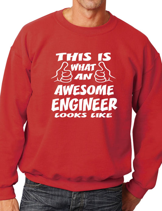 Evolution Of An Awesome Engineer Job Work Unisex Sweatshirt Sizes S-XXL