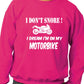 I Don't Snore Bikers Superbike Biker Mototrbike Sweatshirt