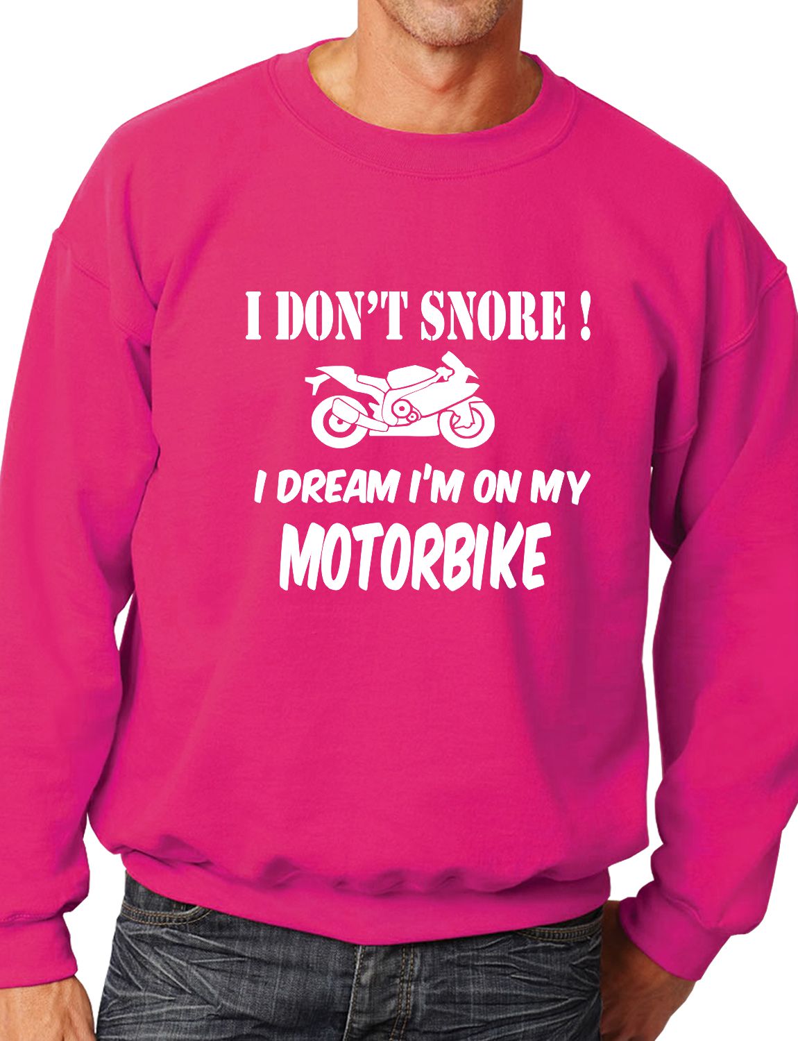 I Don't Snore Bikers Superbike Biker Mototrbike Sweatshirt