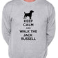 Keep Calm Walk The Jack Russell Sweatshirt