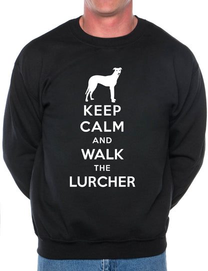 Keep Calm Walk The Lurcher Sweatshirt