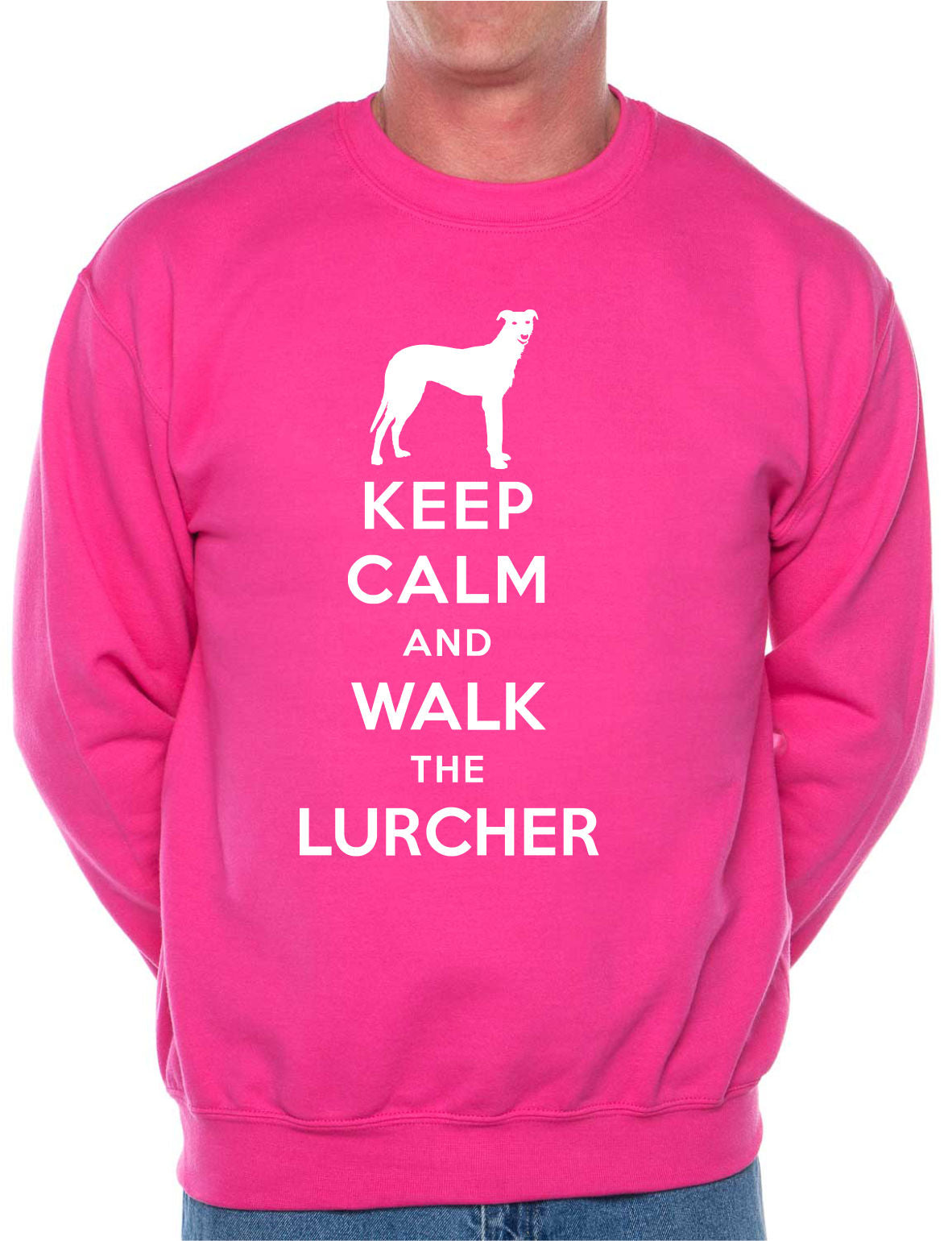 Keep Calm Walk The Lurcher Sweatshirt