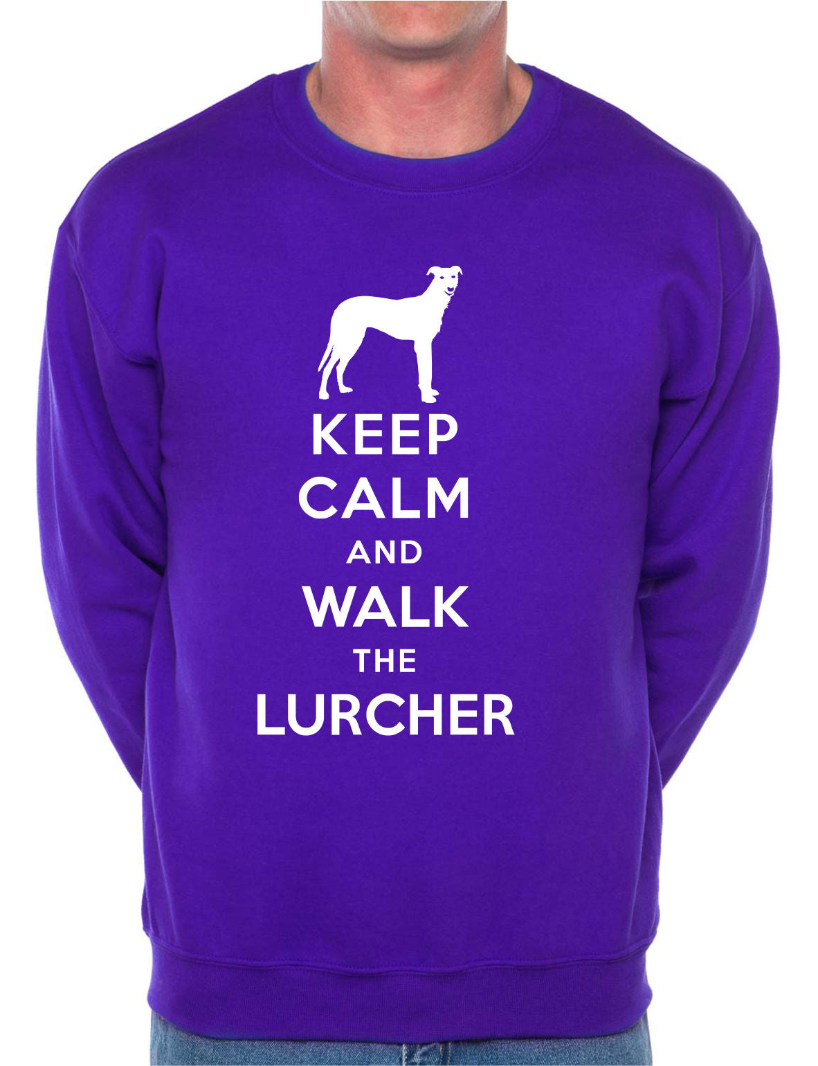 Keep Calm Walk The Lurcher Sweatshirt