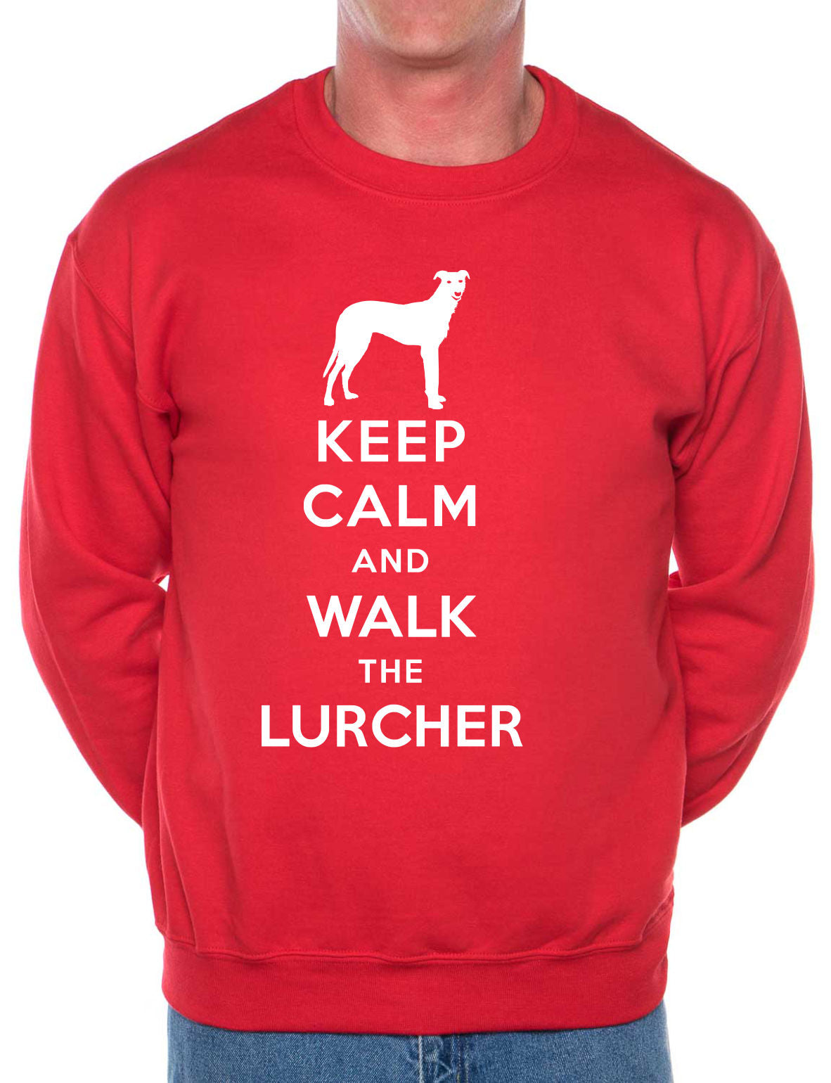 Keep Calm Walk The Lurcher Sweatshirt