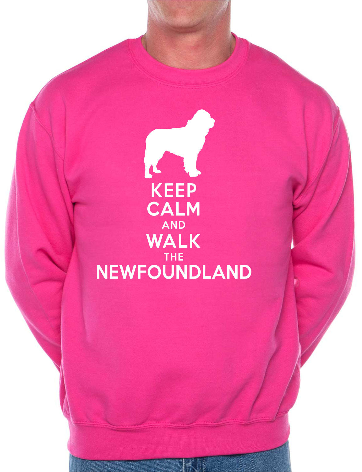 Keep Calm Walk The Newfoundland Sweatshirt